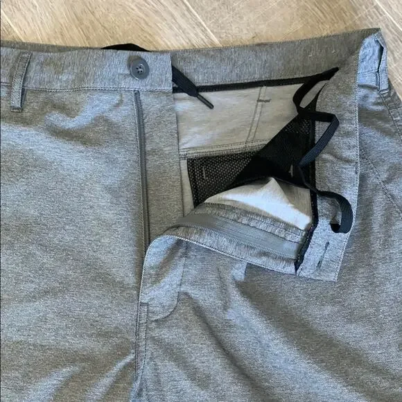 CSG by Champs Men's Gray Flat Front Shorts - Picture 6 of 7